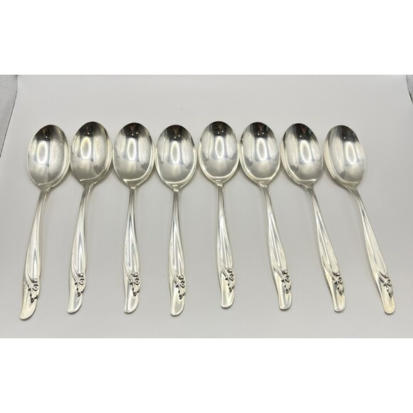 Rogers Bros Vintage SilverPlate Exquisite Int'l Silver Service for 8, 4 pc setti - Picture 9 of 16